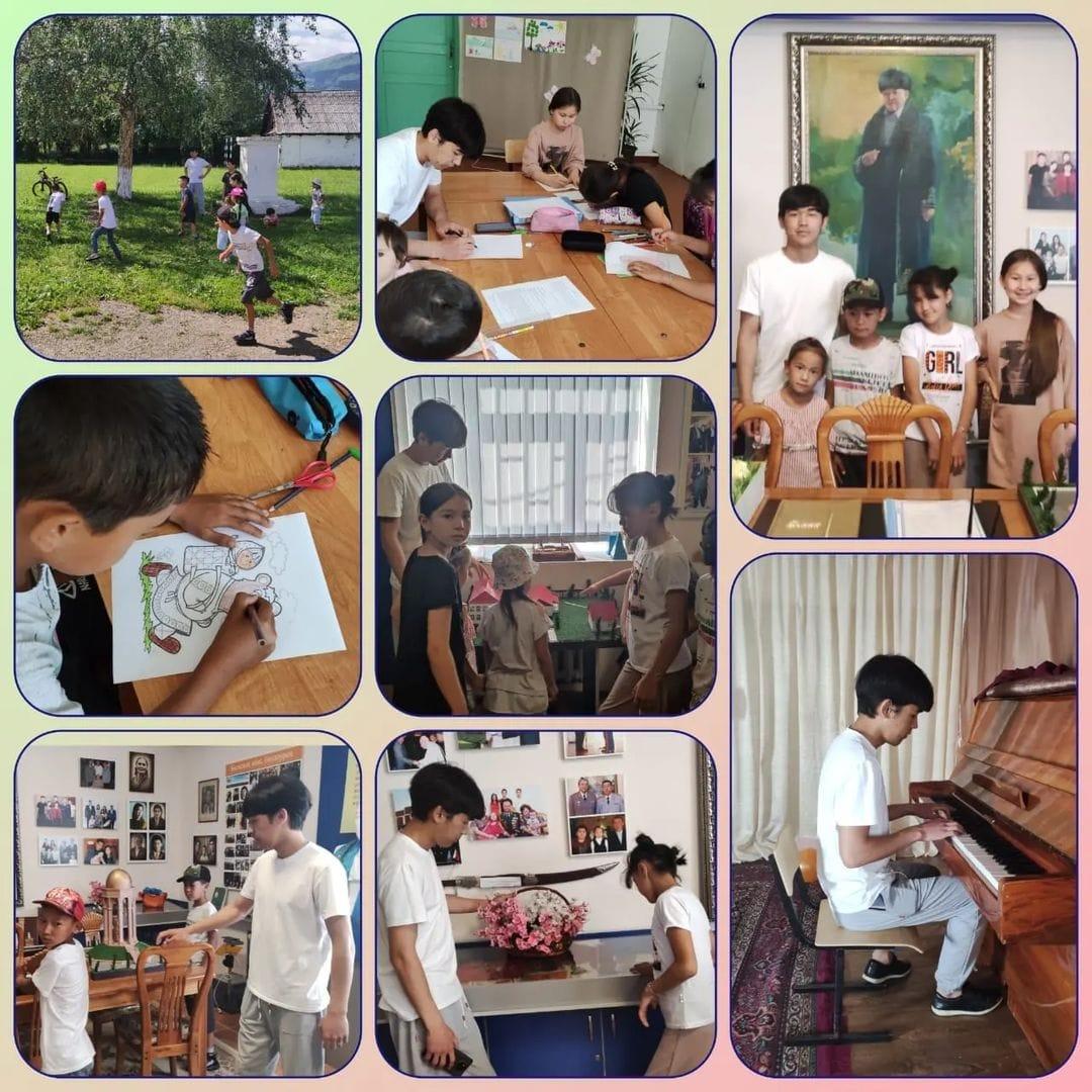 "Жазғы көңілді алаң"  мектеп жанындағы лагерь.